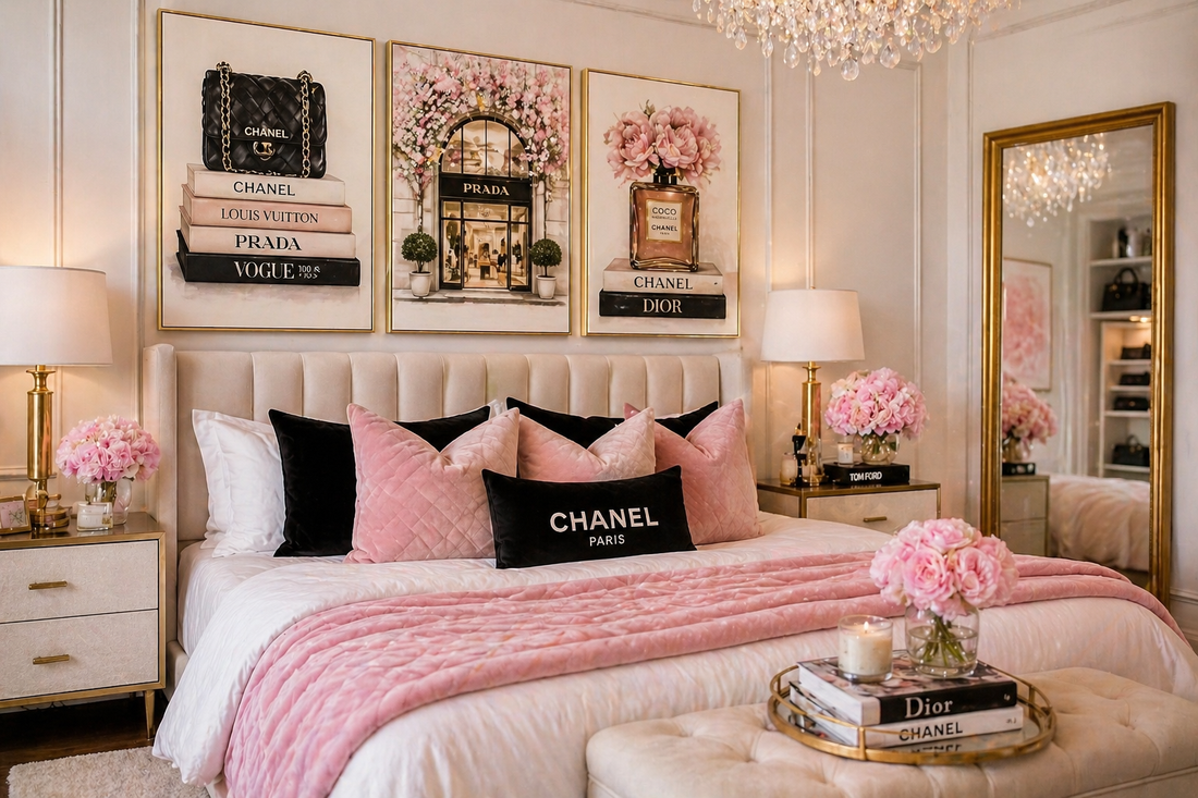 Best Luxury Designer Wall Art for Glam Bedrooms in 2026