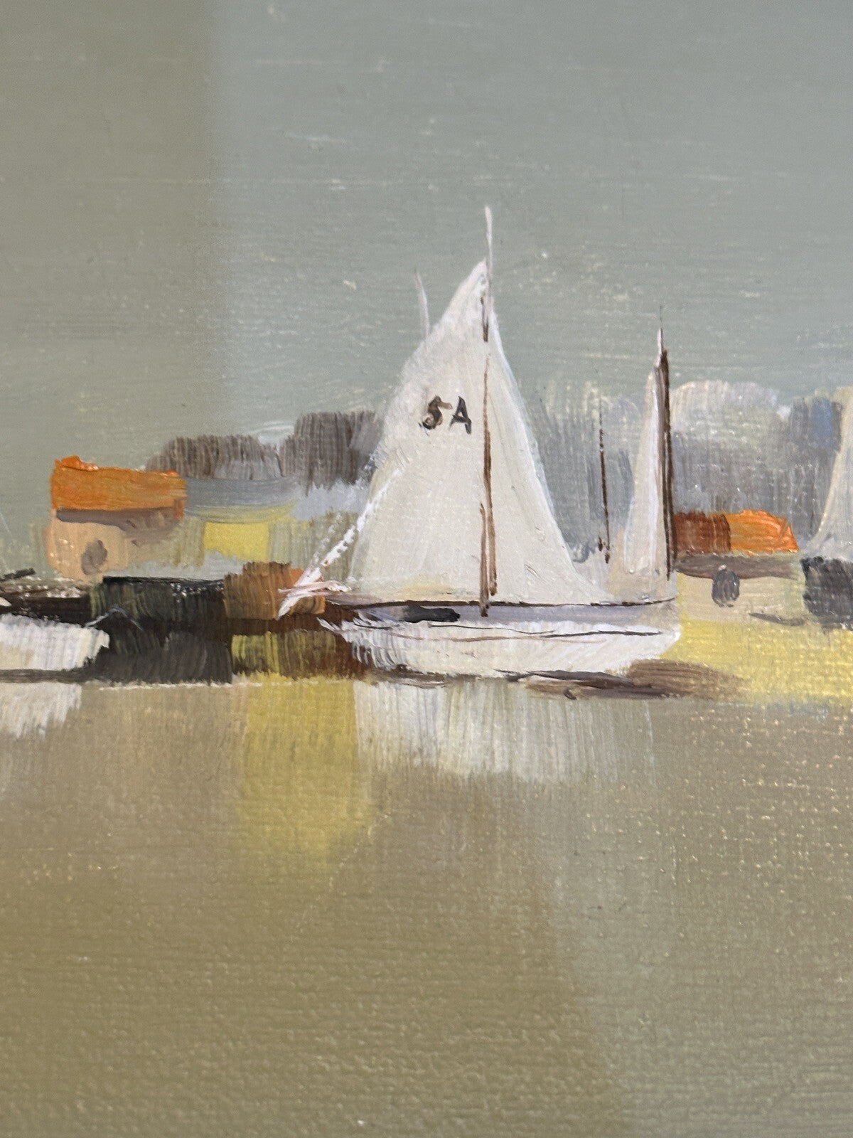 2 Framed Canvas Nautical Painting Wall Art Seaside Artistic Interiors