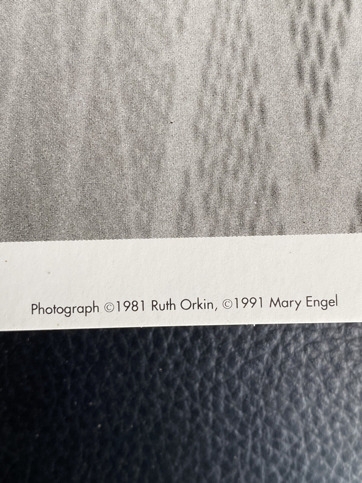 1981 Ruth Orkin Black White Photo Art Print Photographer W/ Little Girl NY 1947