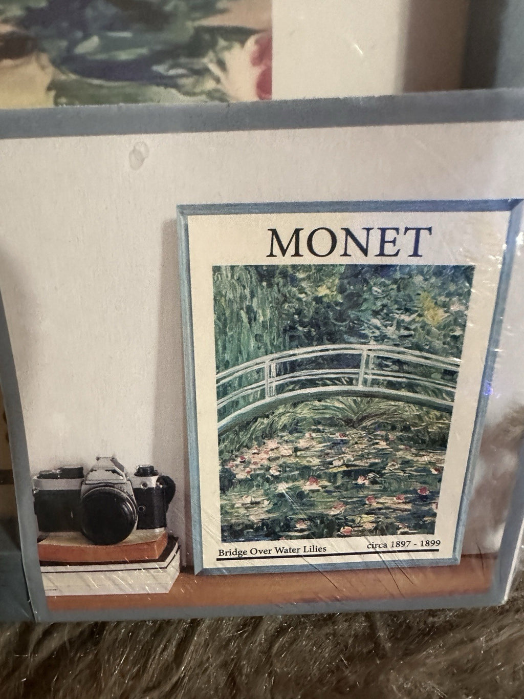 Monet Water Lilies Framed Art Print 12x16