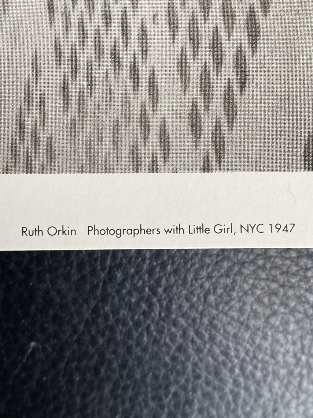 1981 Ruth Orkin Black White Photo Art Print Photographer W/ Little Girl NY 1947