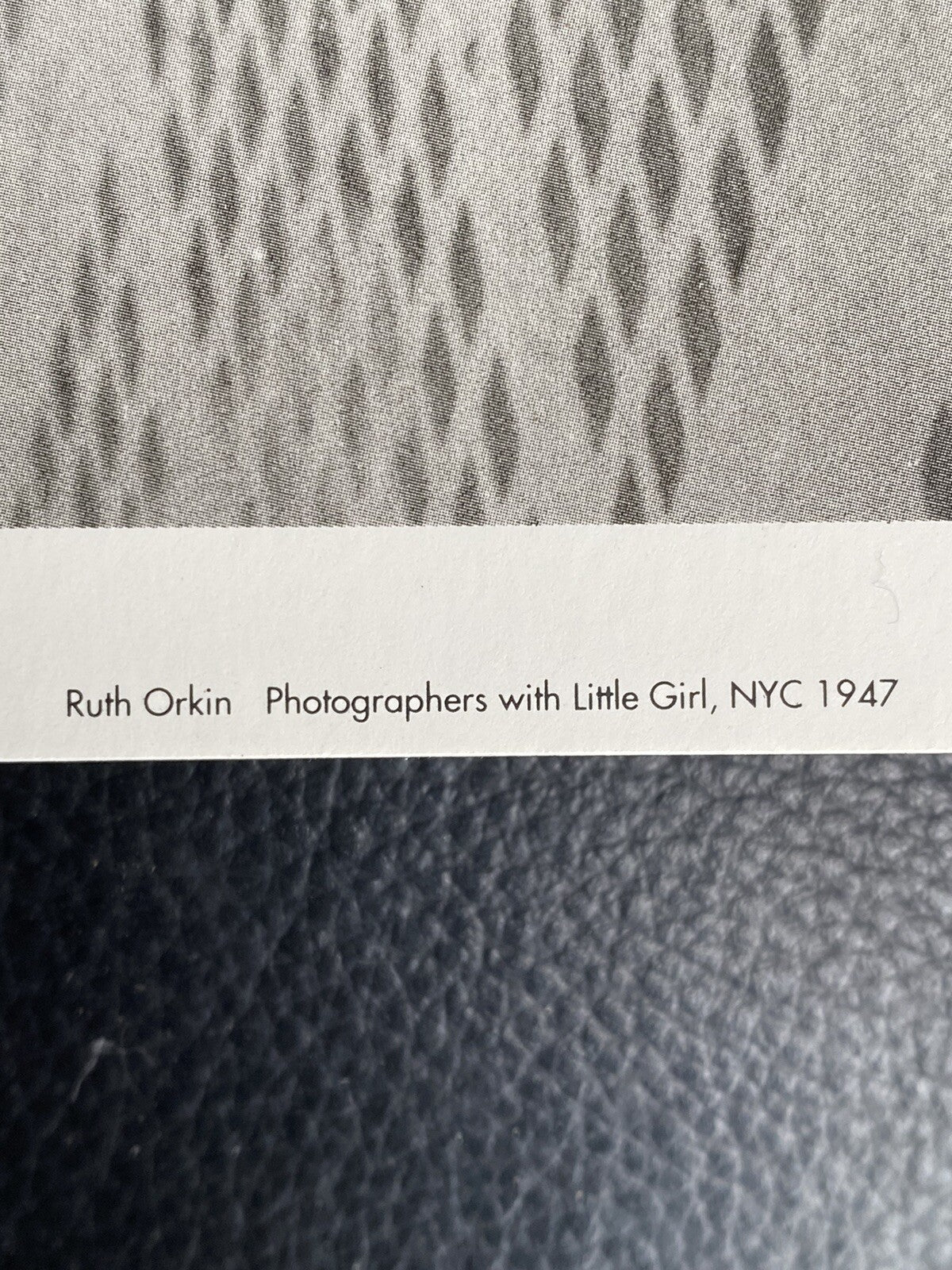 1981 Ruth Orkin Black White Photo Art Print Photographer W/ Little Girl NY 1947