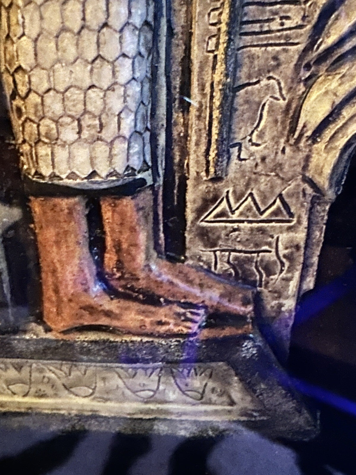 Framed Egyptian Wall Art Pharoah Shadow Box Hieroglyphics Picture