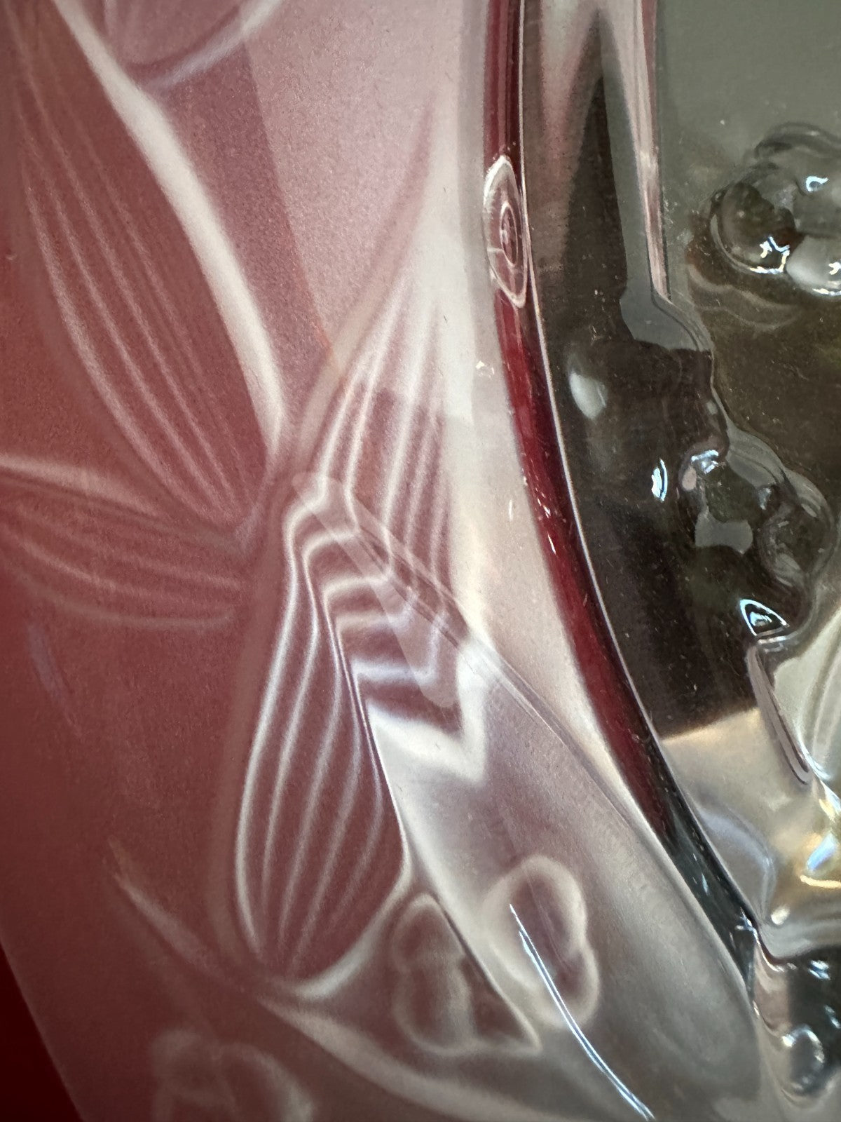 Vintage Oval Mikasa Frosted Crystal Glass Wedding Family Photo Picture 5x7 Frame