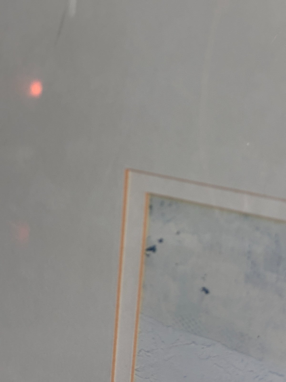 Large Wood Framed Gia Revazi Signed Art Print Called Fishing 31x27