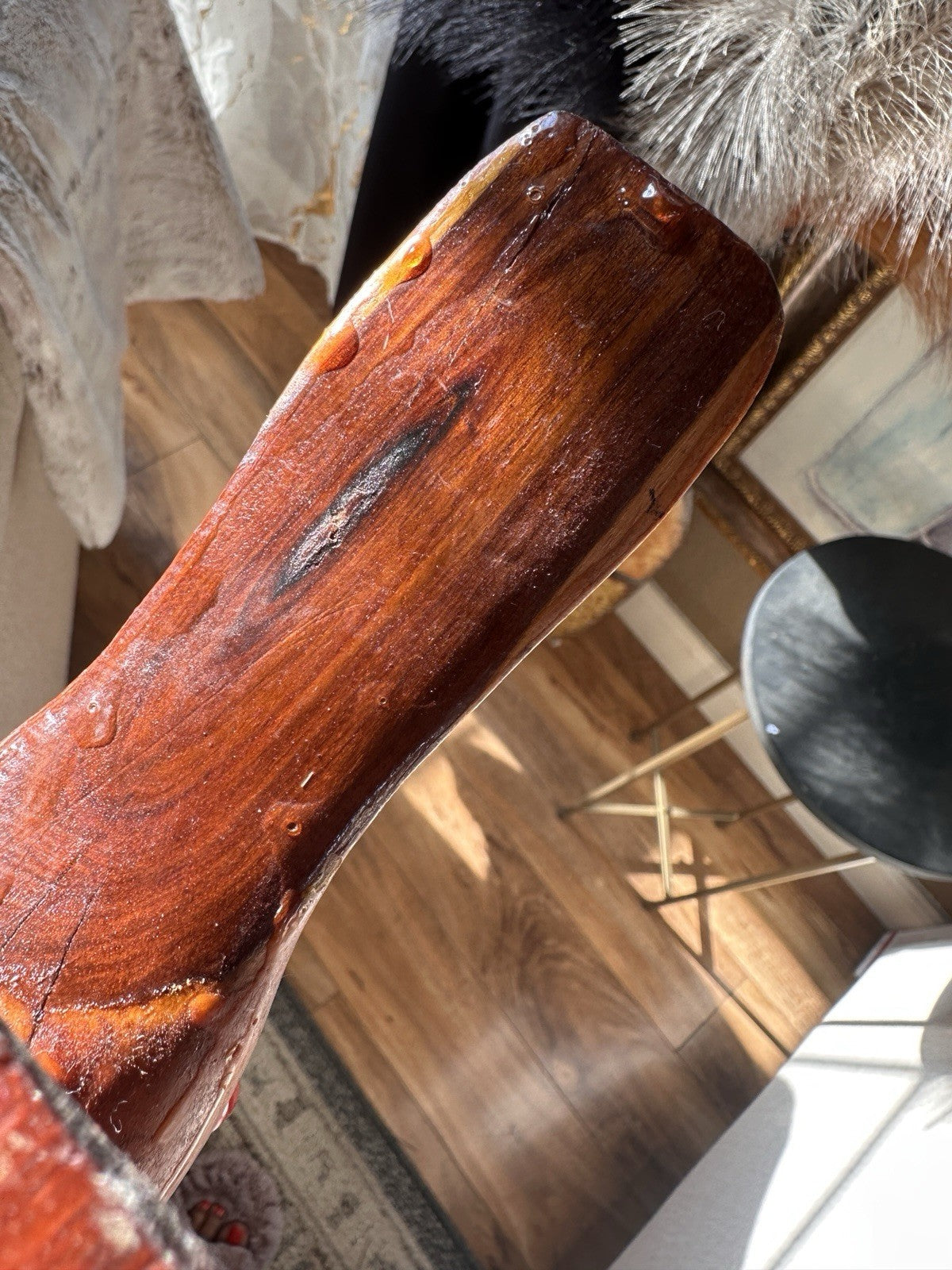 Vintage MCM Hand Carved Wooden Sea Shore Wading Bird Sculpture Nautical Beach