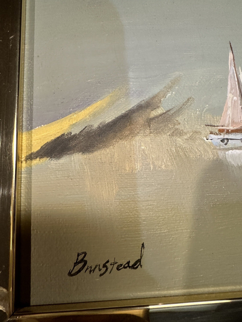 2 Framed Canvas Nautical Painting Wall Art Seaside Artistic Interiors