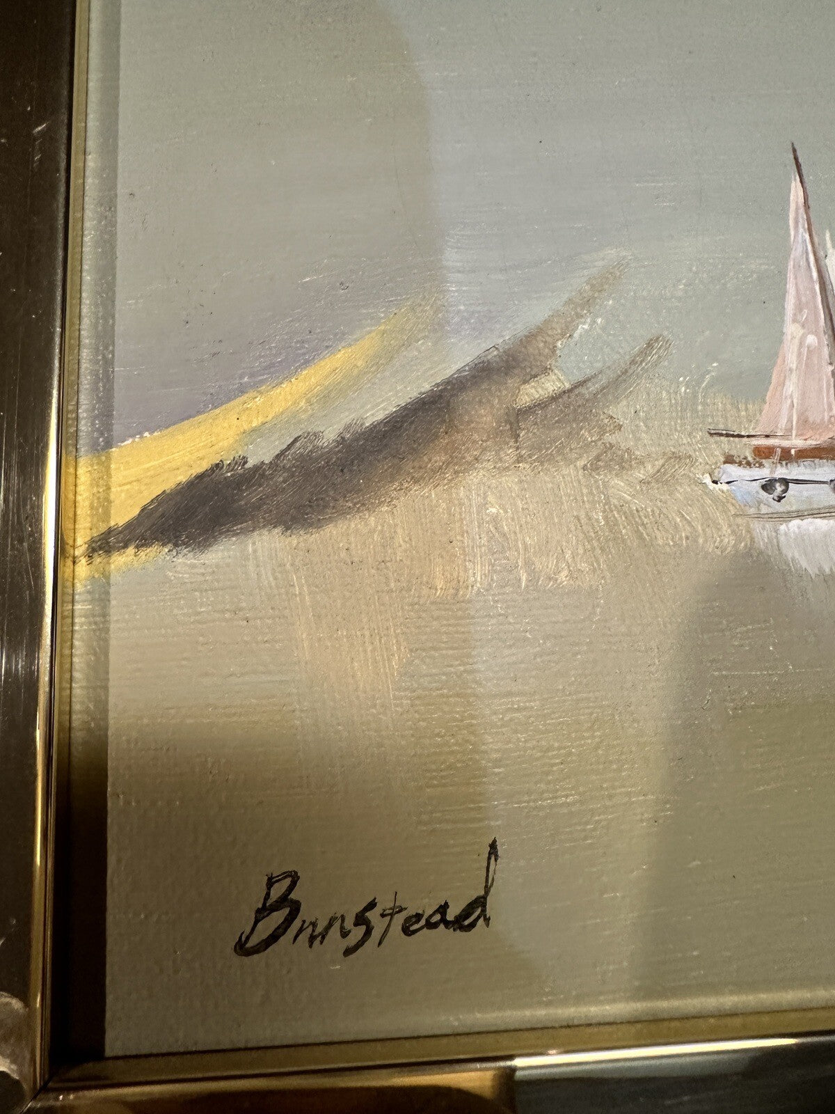 2 Framed Canvas Nautical Painting Wall Art Seaside Artistic Interiors