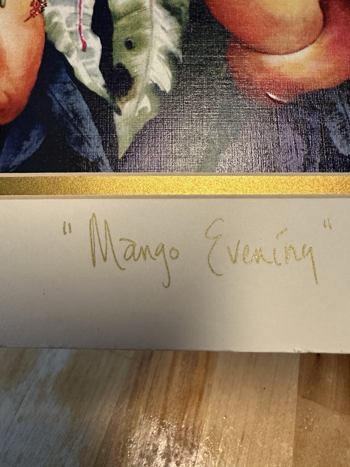 Sheree Latif Giclee Art Print Signed Mango Evening Hawaiian Watercolor Artist