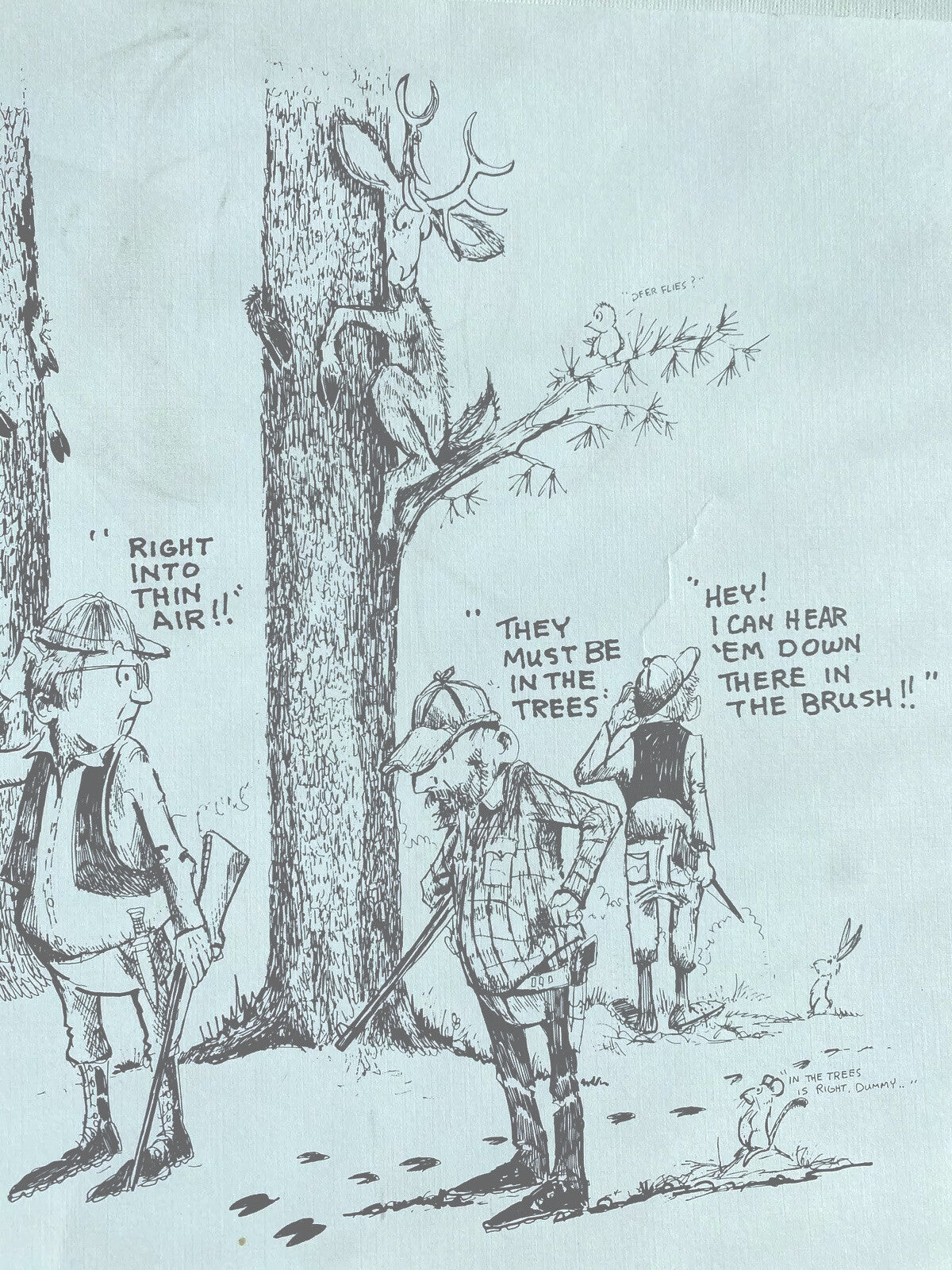 Jim Snook Studio Artist Cartoons 91 Collection Hunting Signed Sketch Art Print