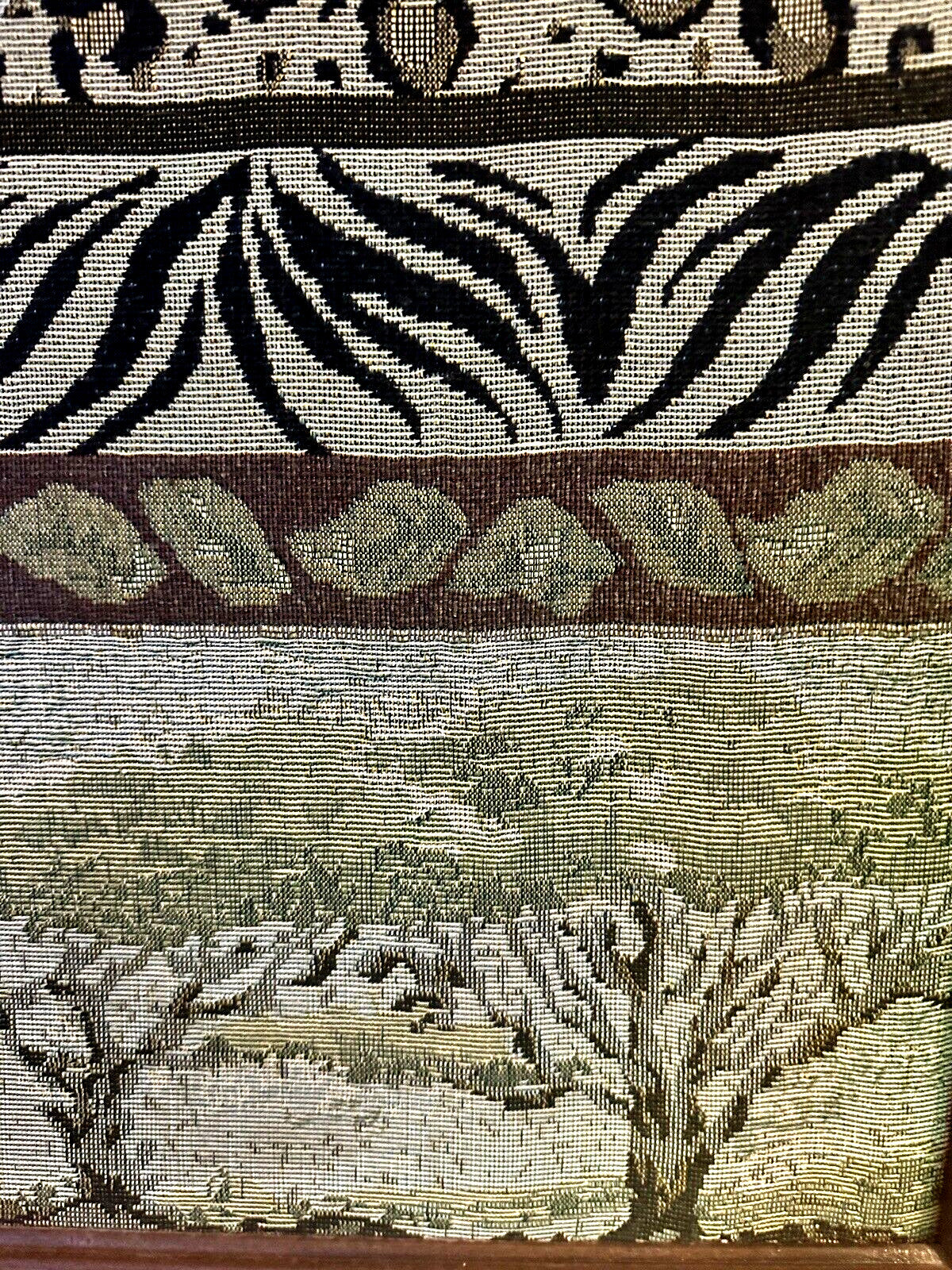 Framed Jungle African Safari Tapestry Wall Art Cheetah Leopard Zebra Print